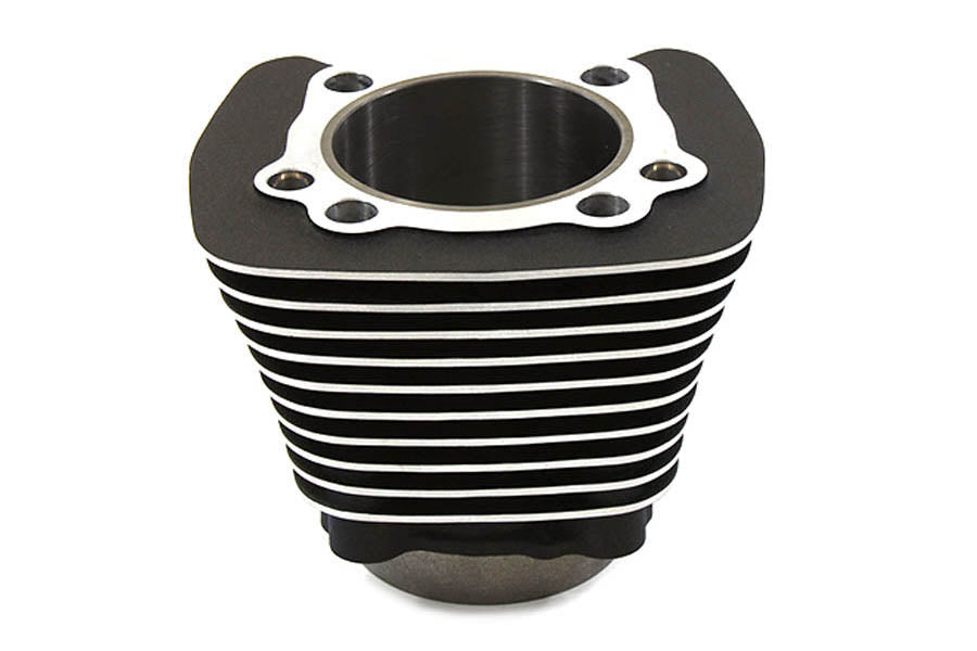 HARLEY Replica 1200cc Black Wrinkle Finish Cylinder fits 1988-2003 XL,