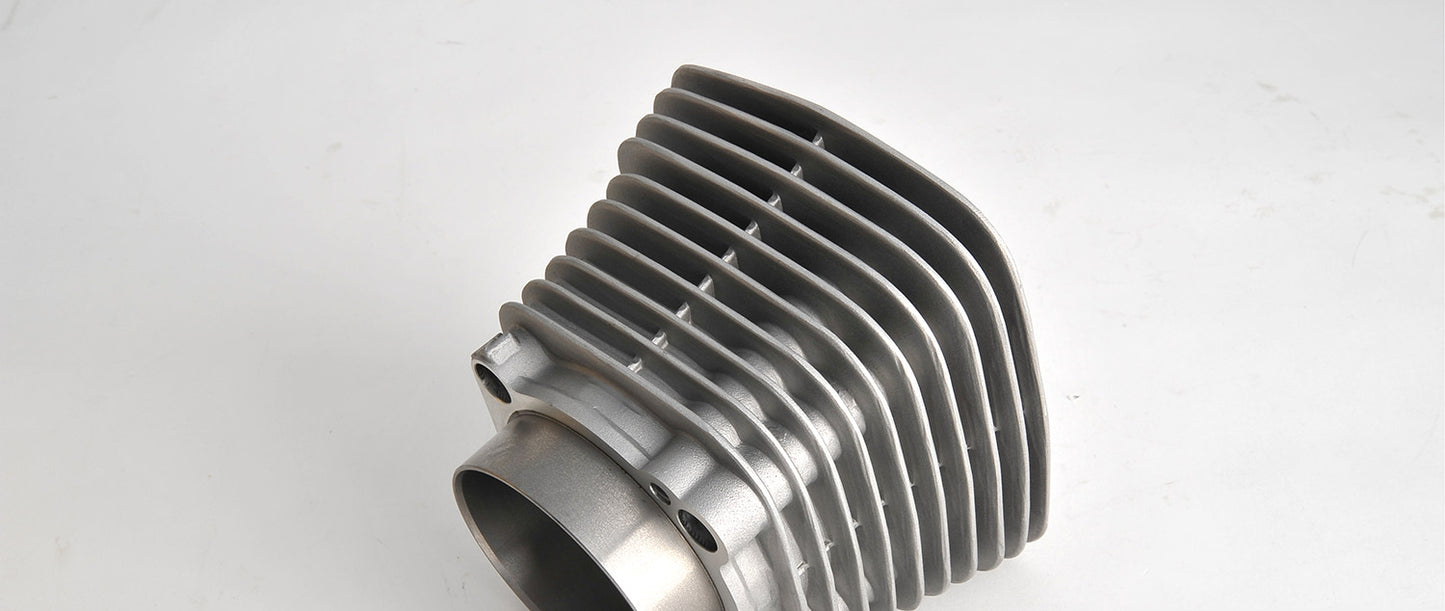 HARLEY Replica 1200cc Silver Finish Cylinder fits 1988-2003 XL,