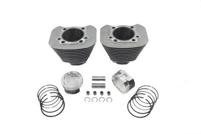 HARLEY 1200cc Zylinder und Kolben Umrüstsatz Silber Passend für 2004-UP XL,