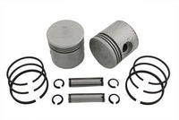 HARLEY 3-5/16 Zoll Kolben-Set .040 Übergröße Passend für 1937-1948 UL,