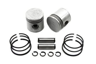 HARLEY 3-5/16 Zoll Kolben-Set .060 Übermaß Passend für 1937-1948 UL,