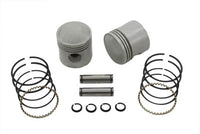 HARLEY 3-5/16 Zoll Kolben-Kit .080 Übergröße Passend für 1936-1940 EL,