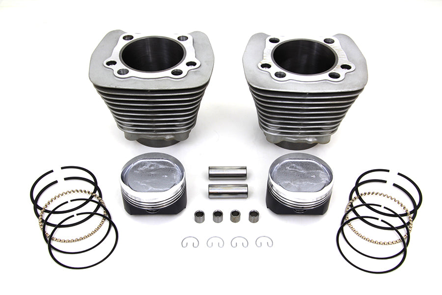 HARLEY 1200cc Zylinder- und Kolben-Umbausatz Silber passend für XL 1986-2003,