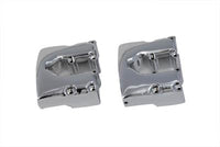 HARLEY Shovelhead Kipphebelkastenabdeckung Set Chrom Passend für 1966-1984 FL, 1971-1984 FX, 1979-1983 FLT,