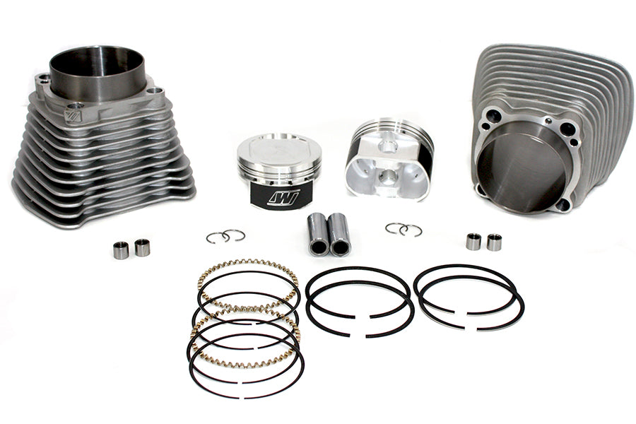 HARLEY 1200cc Zylinder- und Kolben-Umbausatz Silber passend für XL-Modelle von 1986–2003,