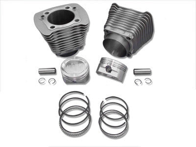 HARLEY 1200cc Zylinder- und Kolben-Umbausatz Silber passend für XL-Modelle von 1986–2003,