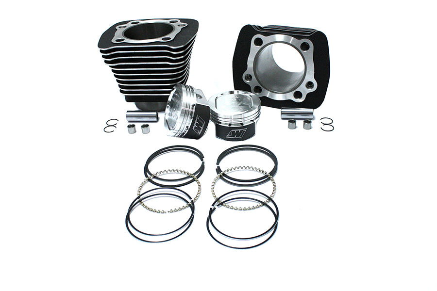 HARLEY 1200cc Zylinder- und Kolben-Umrüstsatz Schwarz Passend für 1986-2003 XL,