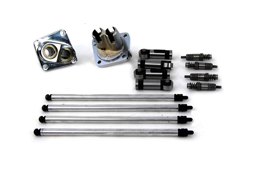 HARLEY Hydraulikstößel-Block-Kit Chrom-Finish Passend für 1953-1965 FL,