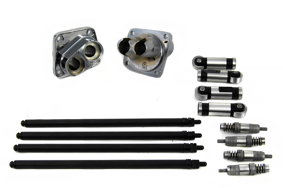 HARLEY Hydraulikstößel-Block-Kit Chrom-Finish Passend für 1966-1984 FL, 1971-1984 FX, 1979-1983 FLT,