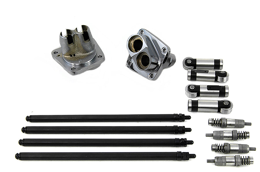 HARLEY Hydraulikstößel-Block-Kit Chrom-Finish Passend für 1966-1984 FL, 1971-1984 FX, 1979-1983 FLT,
