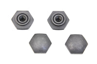 HARLEY Rocker Arm Shaft Parkerized Nuts fits 1936-1940 EL,   1941-1947 FL,