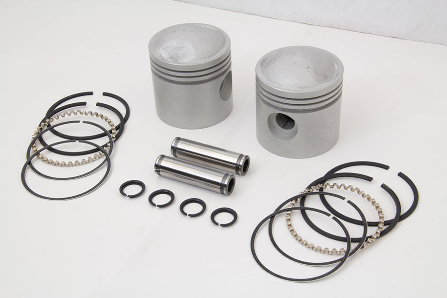 HARLEY 3-5/16 Zoll Kolbensatz .010 Übermaß passend für 1936-1940 EL,