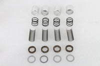 HARLEY 1936 Stößelstangenabdeckungs-Clip-Kit Edelstahl Passend für 1936-1936 EL,