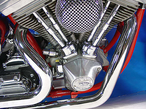 HARLEY Stößelstangen-Abdeckungssatz Passend für 1984-1998 FXST, 1984-1998 FLT, 1984-1994 FXR, 1991-1998 FXD, 1