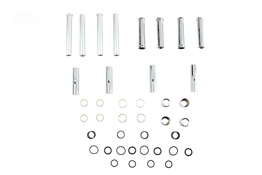 HARLEY Stößelstangen-Abdeckungssatz Passend für 1984-1998 FXST, 1984-1998 FLT, 1984-1994 FXR, 1991-1998 FXD, 1