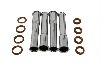 HARLEY Unteres Stößelstangen-Abdeckungssatz Chrom Passend für 1948-1979 FL, 1971-1979 FX,