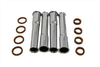 HARLEY Unteres Stößelstangen-Abdeckungssatz Chrom Passend für 1948-1979 FL, 1971-1979 FX,