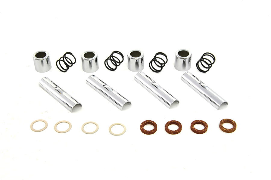 HARLEY Stößelstangenschutzbecher und Clip Kit Passend für 1966-1984 FL, 1971-1984 FX, 1982-1994 FXR, 1982-199