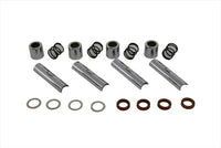 HARLEY Stößelstangenabdeckungsbecher und Clip-Kit passend für 1948-1965 FL, 1957-1985 XL,