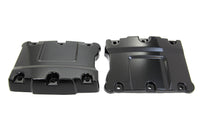 HARLEY Top Rocker Box Glanzschwarzes Abdeckungs-Set Passend für 1999-2017 FXST, 1999-2017 FLST, 1999-2017 FXD,