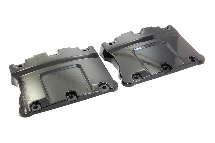 HARLEY Top Rocker Box Glanzschwarzes Abdeckungs-Set Passend für 1999-2017 FXST, 1999-2017 FLST, 1999-2017 FXD,