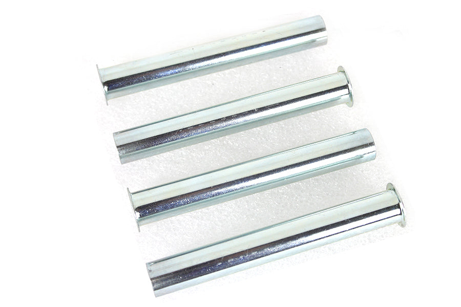 HARLEY Replica Inner Pushrod Cover Tube Set White Zinc Plated fits 1936-1947 EL,   1941-1947 FL,