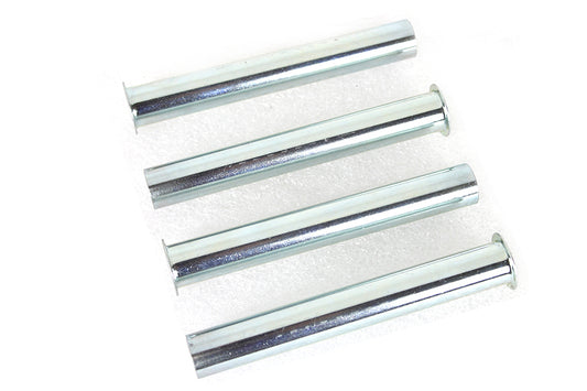 HARLEY Replica Inner Pushrod Cover Tube Set White Zinc Plated fits 1936-1947 EL,   1941-1947 FL,