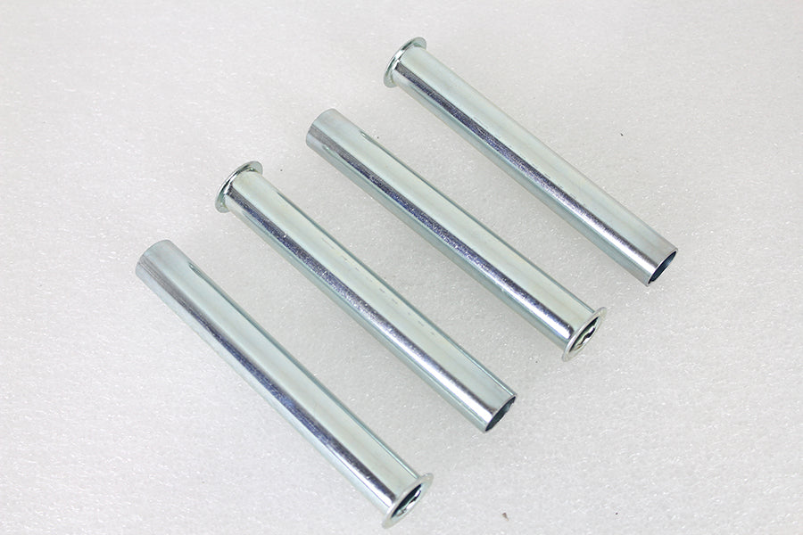 HARLEY Replica Inner Pushrod Cover Tube Set White Zinc Plated fits 1936-1947 EL,   1941-1947 FL,