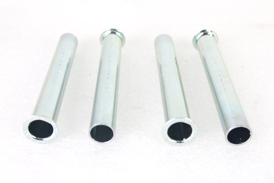 HARLEY Replica Inner Pushrod Cover Tube Set White Zinc Plated fits 1936-1947 EL,   1941-1947 FL,