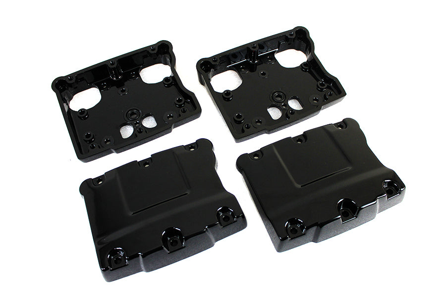 HARLEY Glanz Schwarz TC-88 Rocker Box Set Passt 1999-2017 FXST, 1999-2017 FLST, 1999-2017 FXD, 19