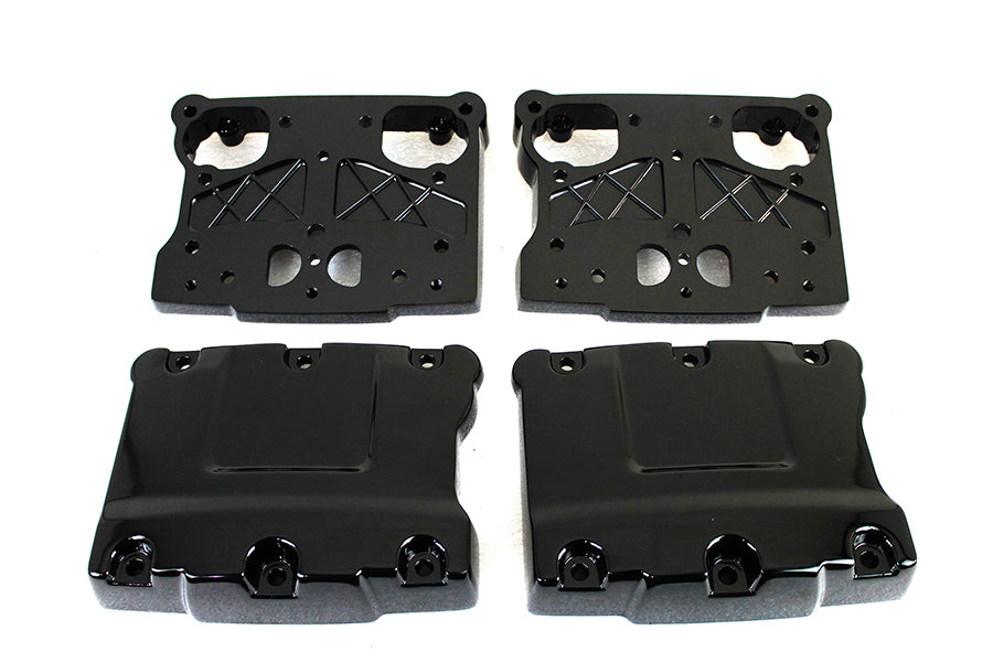 HARLEY Glanz Schwarz TC-88 Rocker Box Set Passt 1999-2017 FXST, 1999-2017 FLST, 1999-2017 FXD, 19