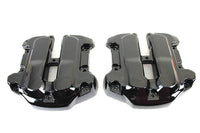 HARLEY M8 Rocker Box Cover Set Schwarz Passend für 2017-UP FLT,