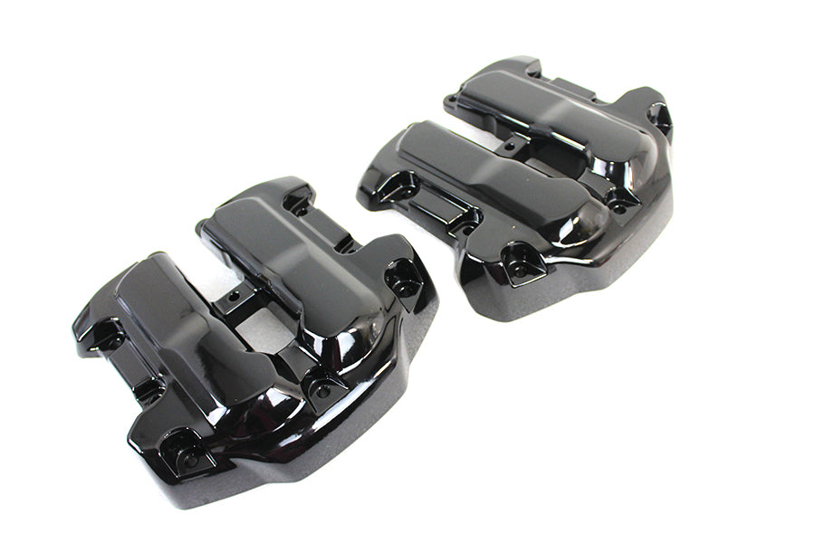 HARLEY M8 Rocker Box Cover Set Schwarz Passend für 2017-UP FLT,