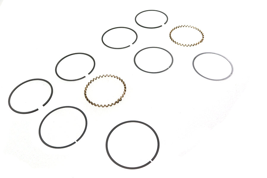 HARLEY 74 inch Piston Ring Set Standard Fits 1954-1977 FL,   1971-1977 FX,