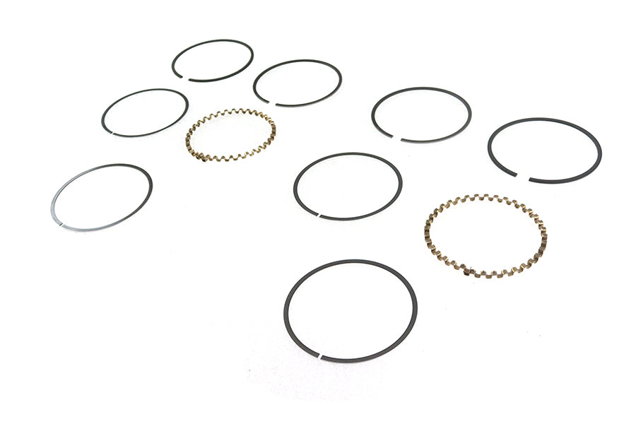 HARLEY 74 inch Piston Ring Set Standard Fits 1954-1977 FL,   1971-1977 FX,
