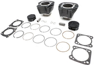 HARLEY M8 124 inch Big Bore Bolt On Cylinder Kit Black Fits 2017-2023 FLT,   2017-2023 FLST,   2017-