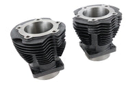 HARLEY Replica 74 inch Knucklehead Cylinder Set Black fits 1941-1947 FL,