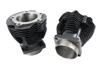 HARLEY Replica 74 inch Knucklehead Cylinder Set Black fits 1941-1947 FL,