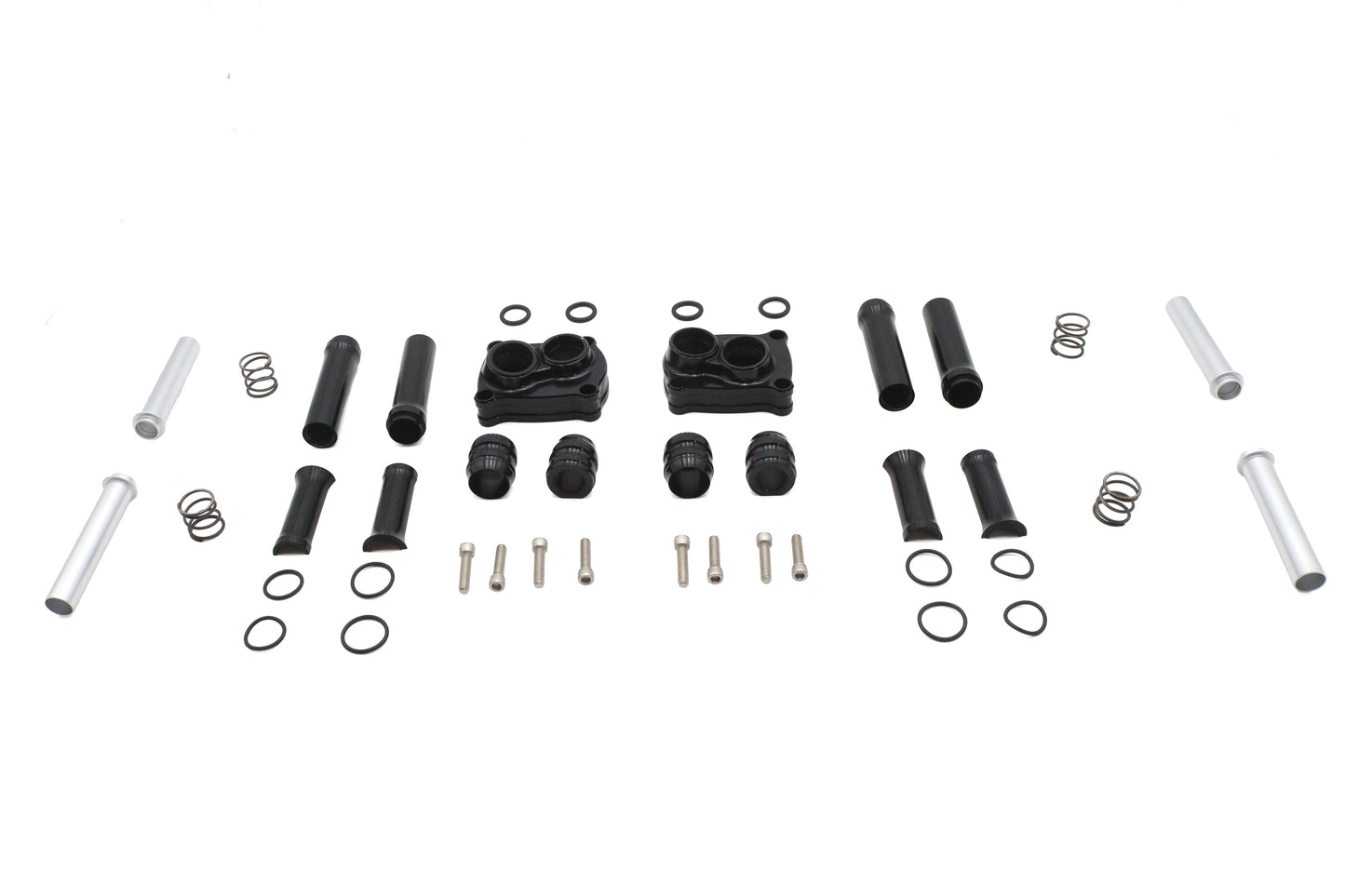M8 Pushrod Cover Kit Black FITS  FXST 2018-UP FLST 2018-UP FLT 2017-UP