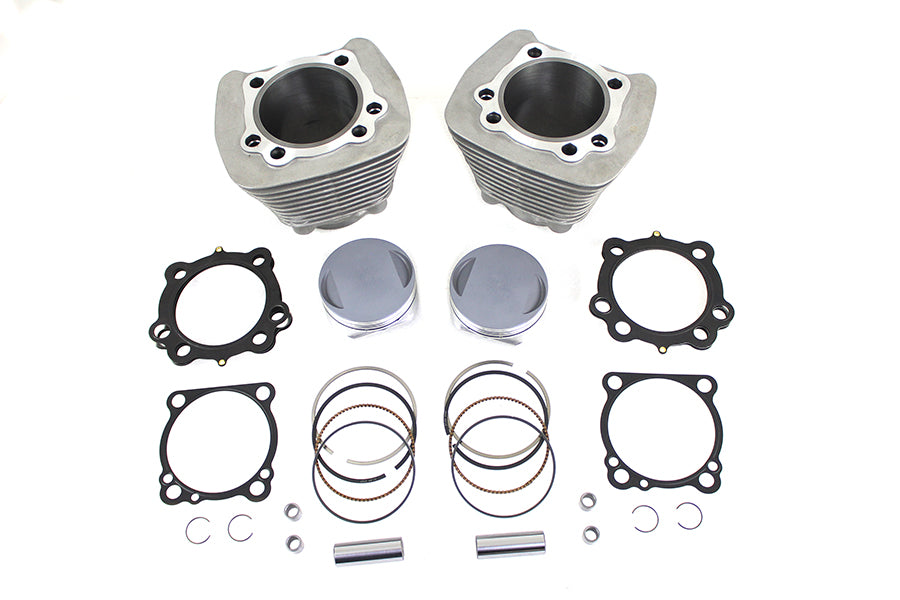 HARLEY 1270cc Cylinder and Piston Conversion Kit Silver Fits 1986-2003 XL,