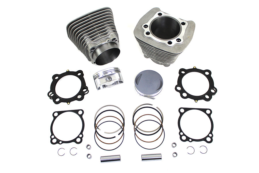 HARLEY 1270cc Cylinder and Piston Conversion Kit Silver Fits 1986-2003 XL,