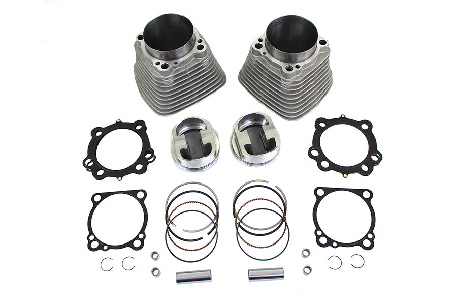 HARLEY 1270cc Cylinder and Piston Conversion Kit Silver Fits 1986-2003 XL,