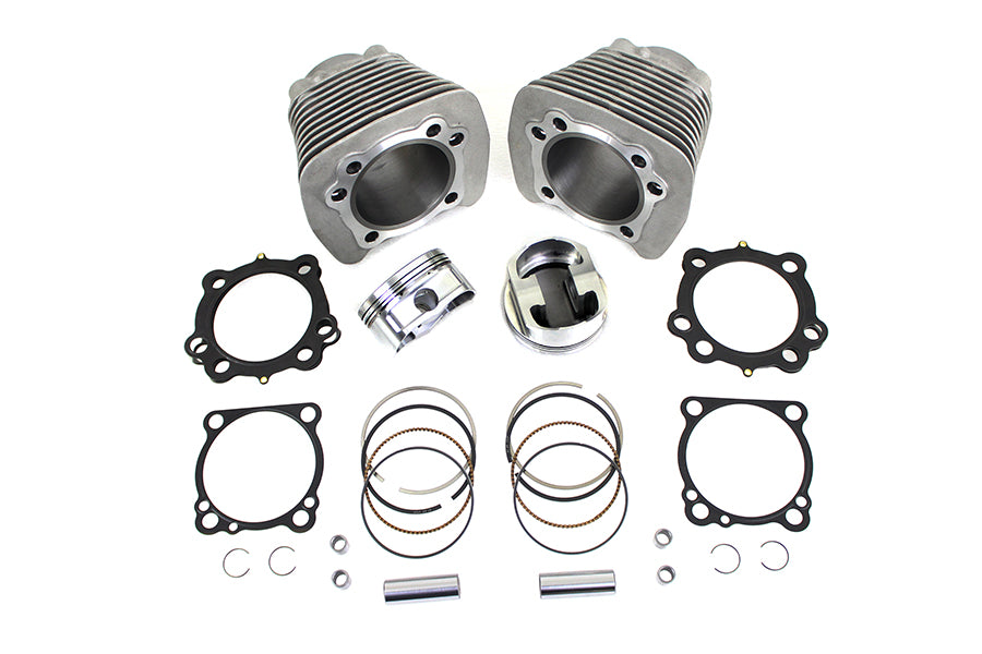 HARLEY 1270cc Cylinder and Piston Conversion Kit Silver Fits 1986-2003 XL,