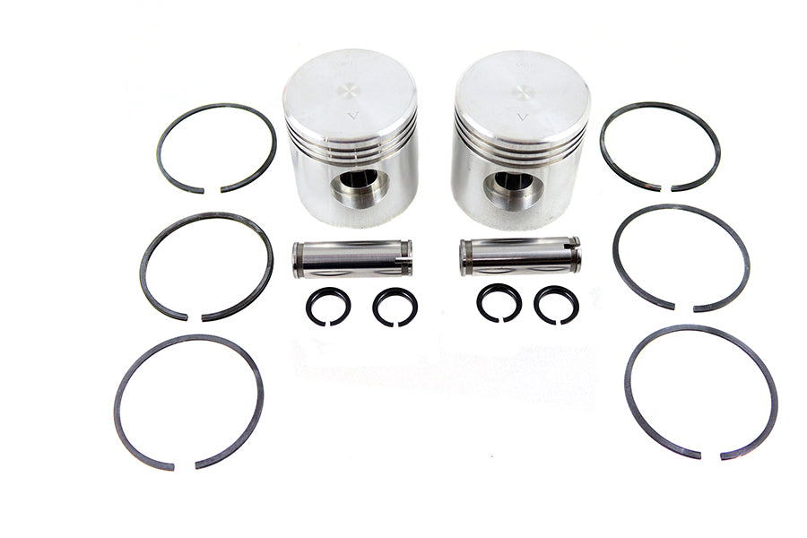 HARLEY Piston Kit .080 Oversize Fits 1929-1952 WL,   1929-1949 G,
