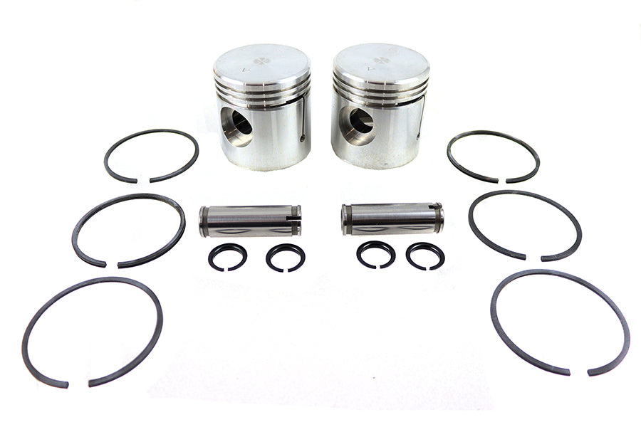 HARLEY Piston Kit .080 Oversize Fits 1929-1952 WL,   1929-1949 G,