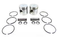 HARLEY Piston Kit .080 Oversize Fits 1929-1952 WL,   1929-1949 G,