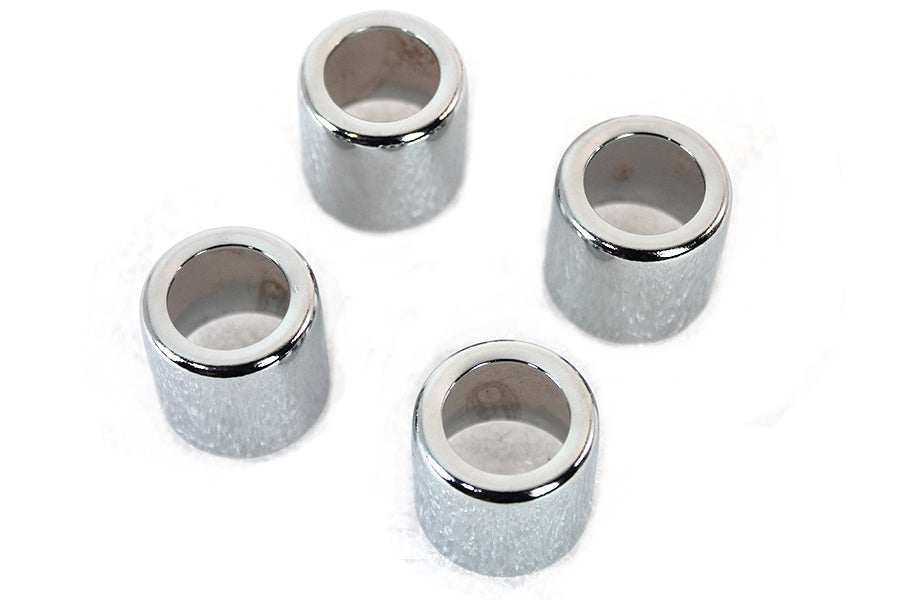 HARLEY Stößelstangenschutzbecher-Set Chrom Passend für 1936-1947 EL, 1941-1947 FL,