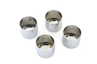 HARLEY Stößelstangenschutzbecher-Set Chrom Passend für 1936-1947 EL, 1941-1947 FL,
