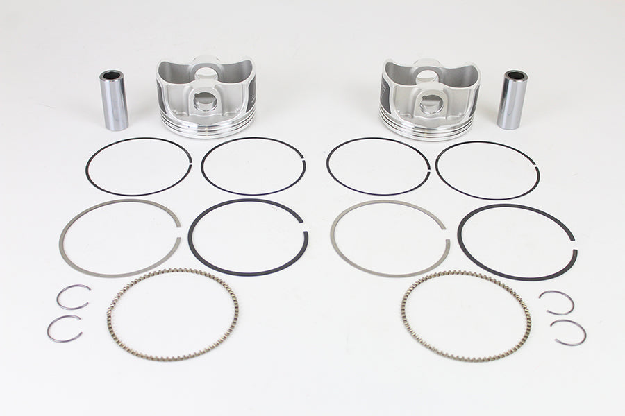 HARLEY Wiseco Tracker Series Piston Set .020 Oversize fits 1999-2006 FLT,  1999-2006 FXD,  1999-2006 FXST,  1999-2006 FLST,