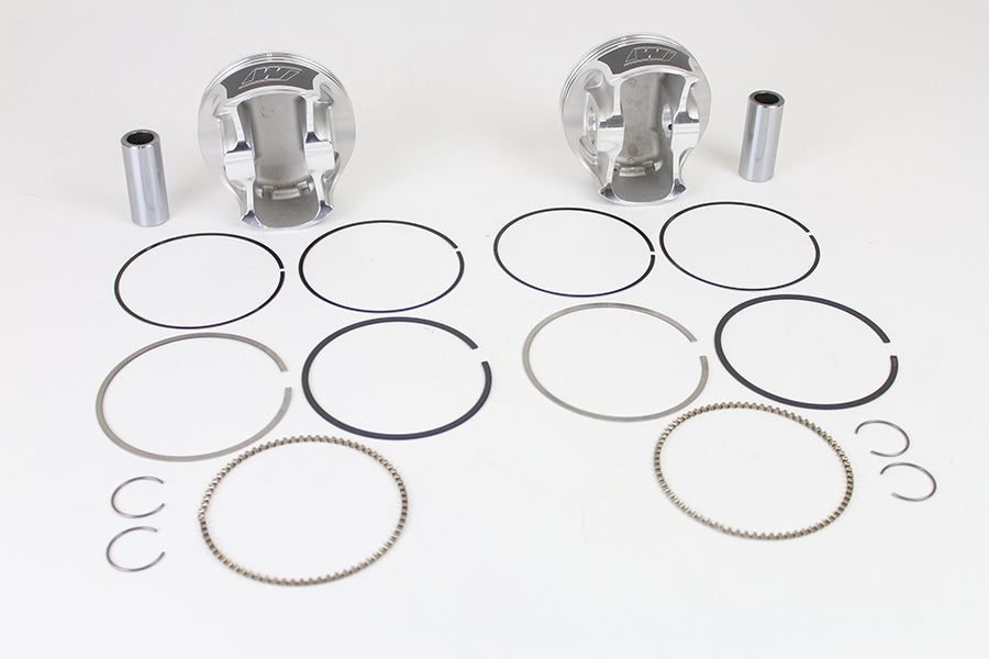 HARLEY Wiseco Tracker Series Piston Set .020 Oversize fits 1999-2006 FLT,  1999-2006 FXD,  1999-2006 FXST,  1999-2006 FLST,